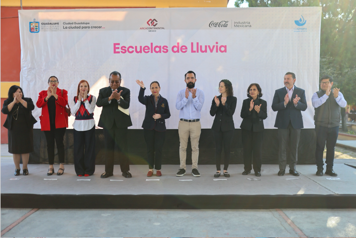 Tiene Guadalupe 9 escuelas de lluvia