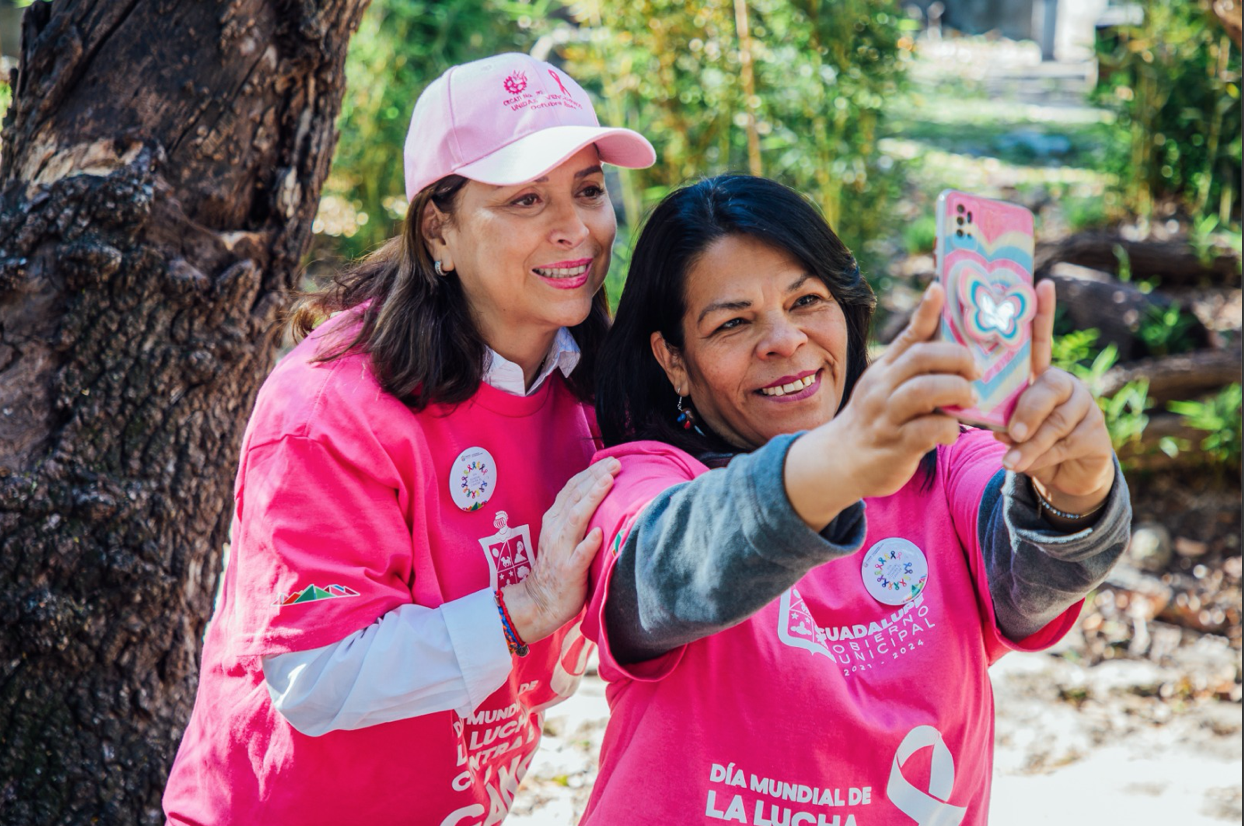 Conmemoran Día Mundial contra el Cáncer con caminata en Guadalupe