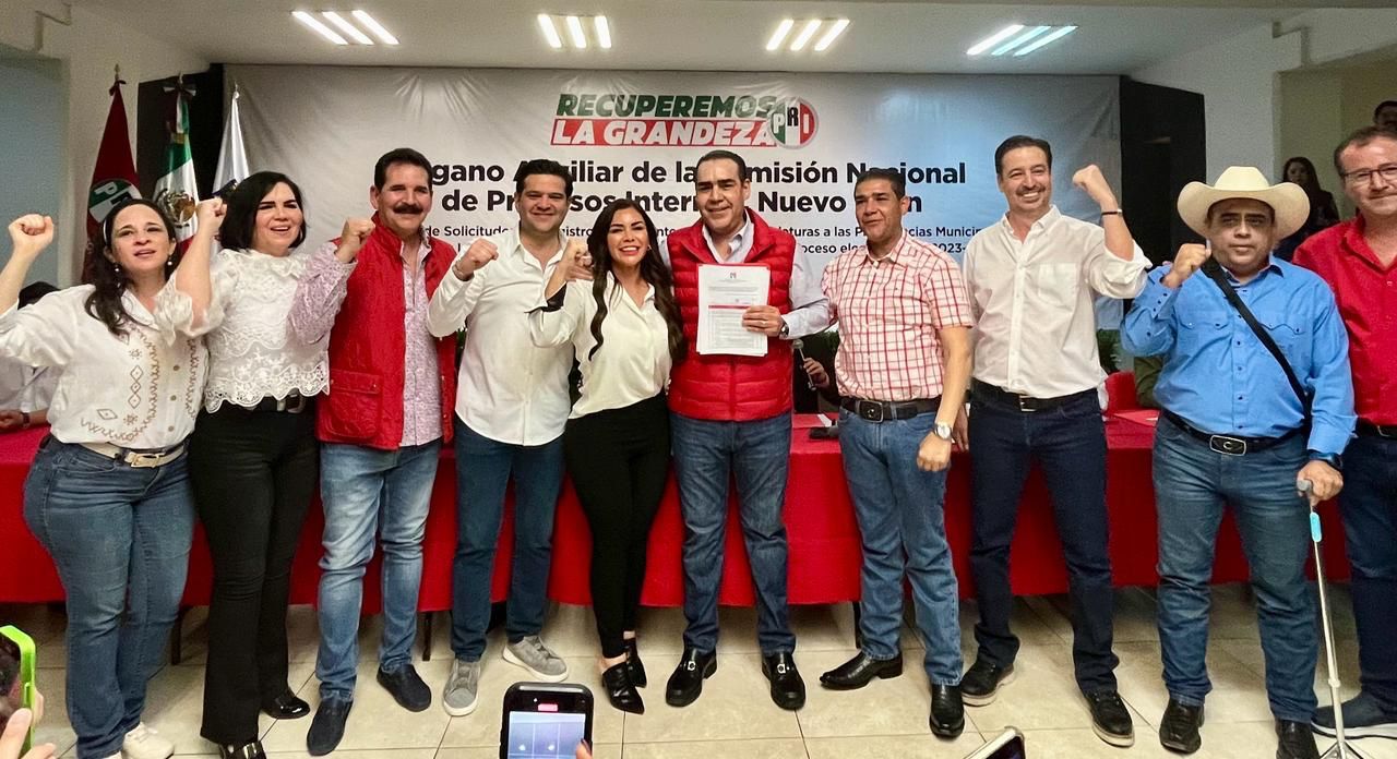 Se registran candidatos del PRI a Diputaciones Locales en Nuevo León