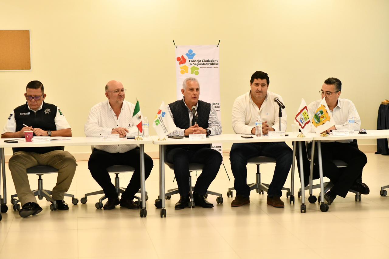 Román Alberto Cepeda González sostiene reunión con integrantes del Consejo Ciudadano de Seguridad