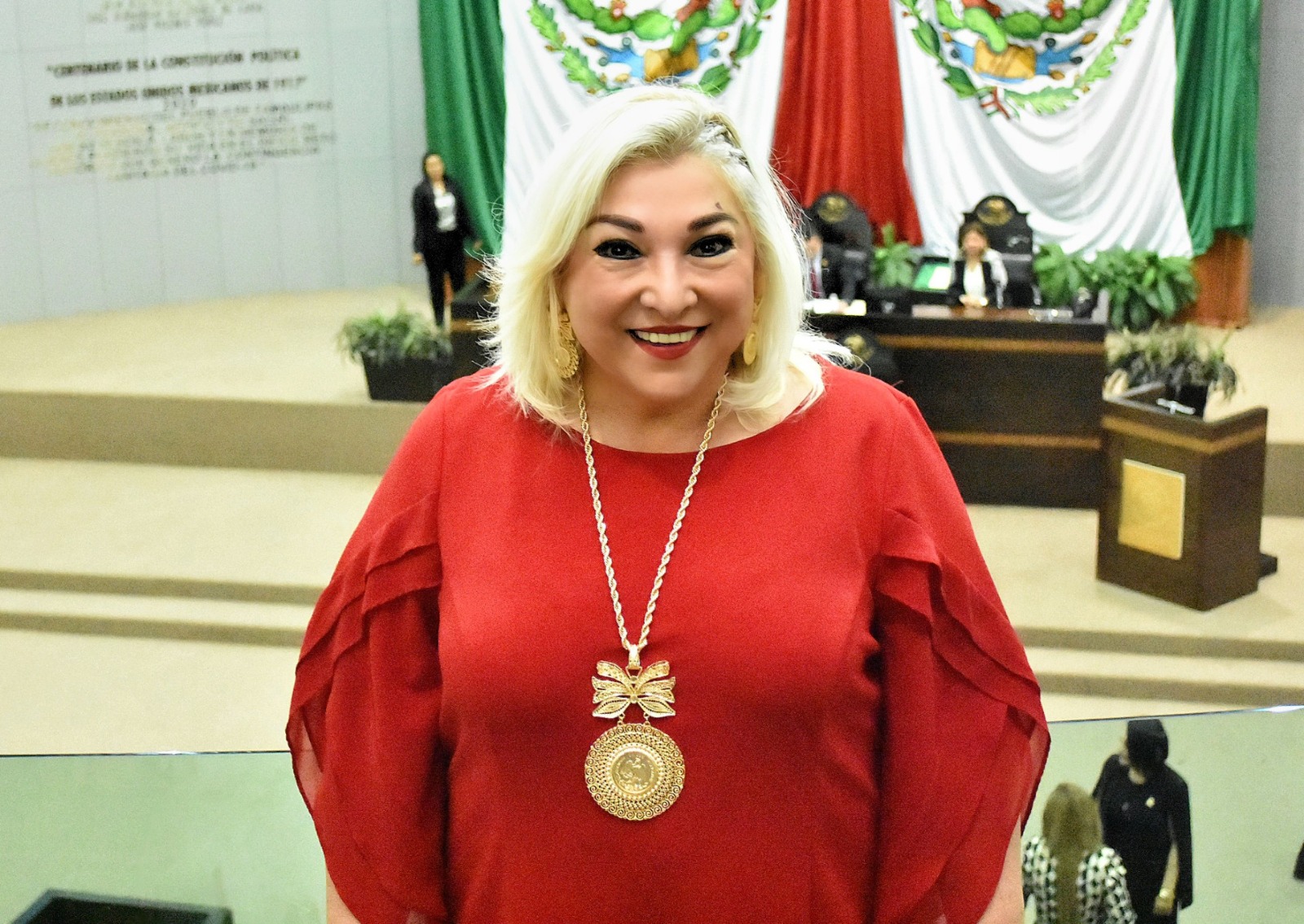 Lista Adriana Lozano para comparecer ante el Congreso de Tamaulipas