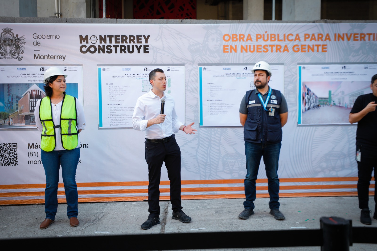 Supervisa Colosio construcción de “La Casa del libro” de Monterrey