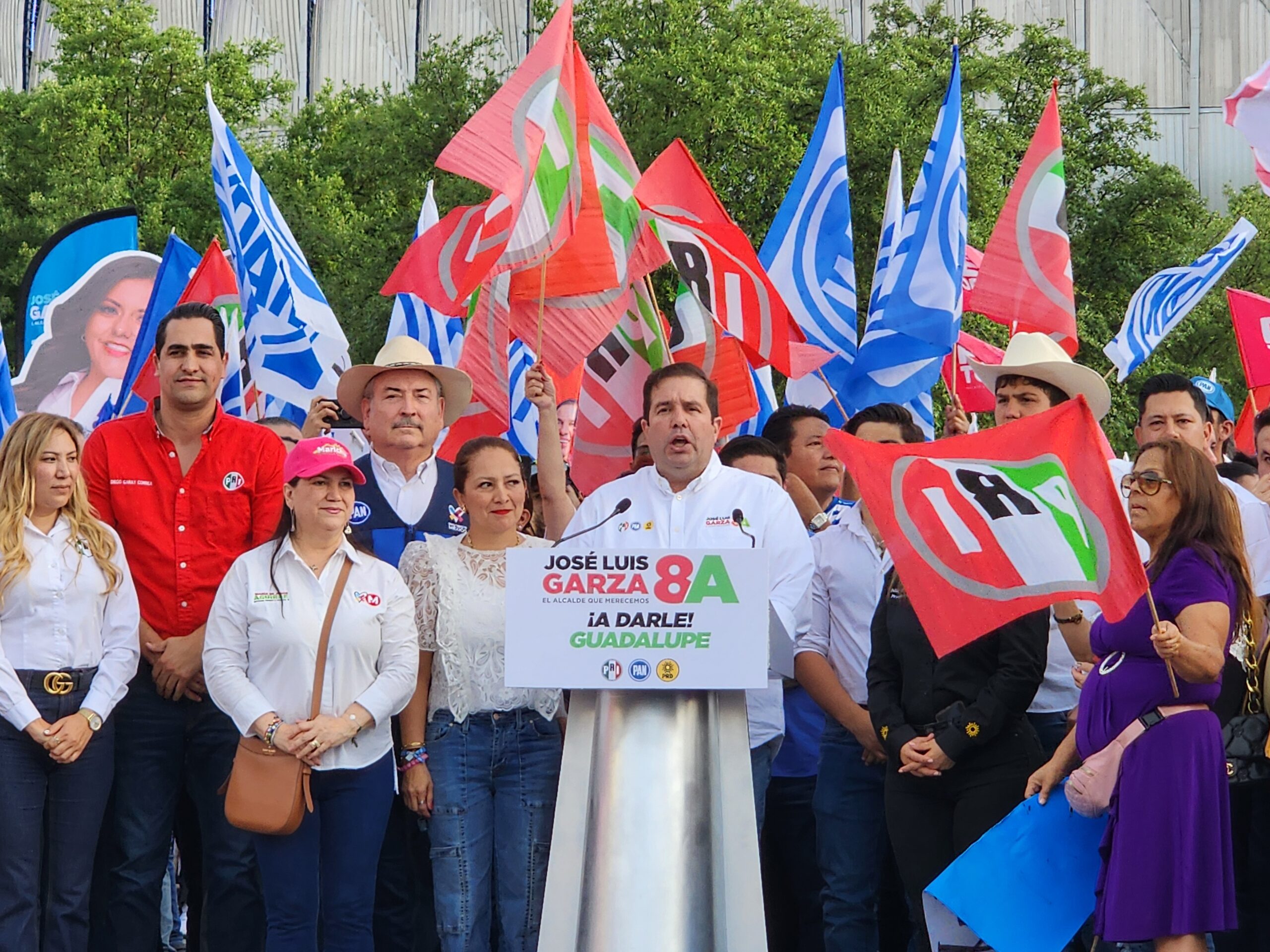 Se compromete José Luis Garza Ochoa hacer de Guadalupe una ciudad sin baches, segura y con un mejor sistema de salud