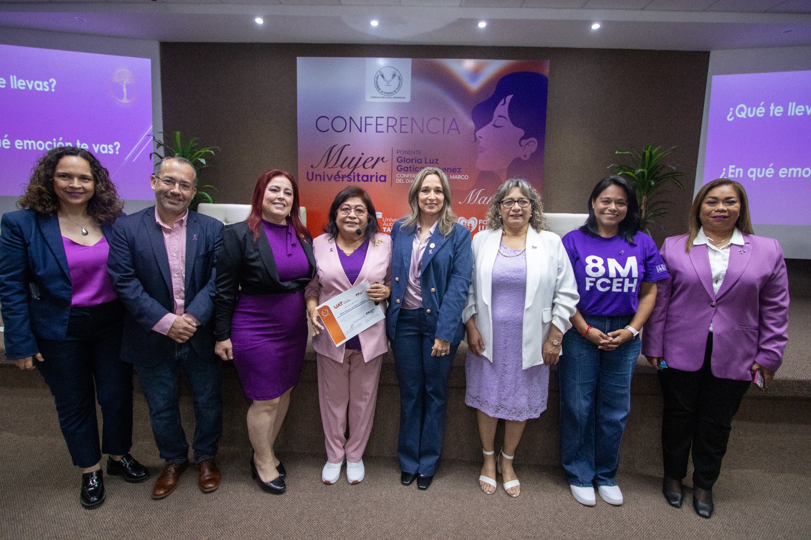 Preside Isolda Rendón evento de la UAT por el Día Internacional de la Mujer