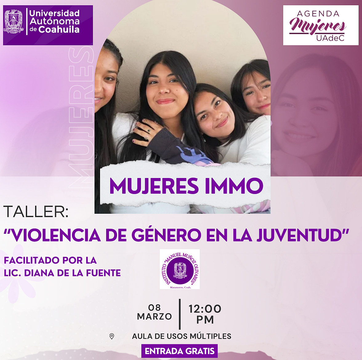 Con Diversas Actividades Conmemorará UAdeC Unidad Torreón el Día Internacional de la Mujer