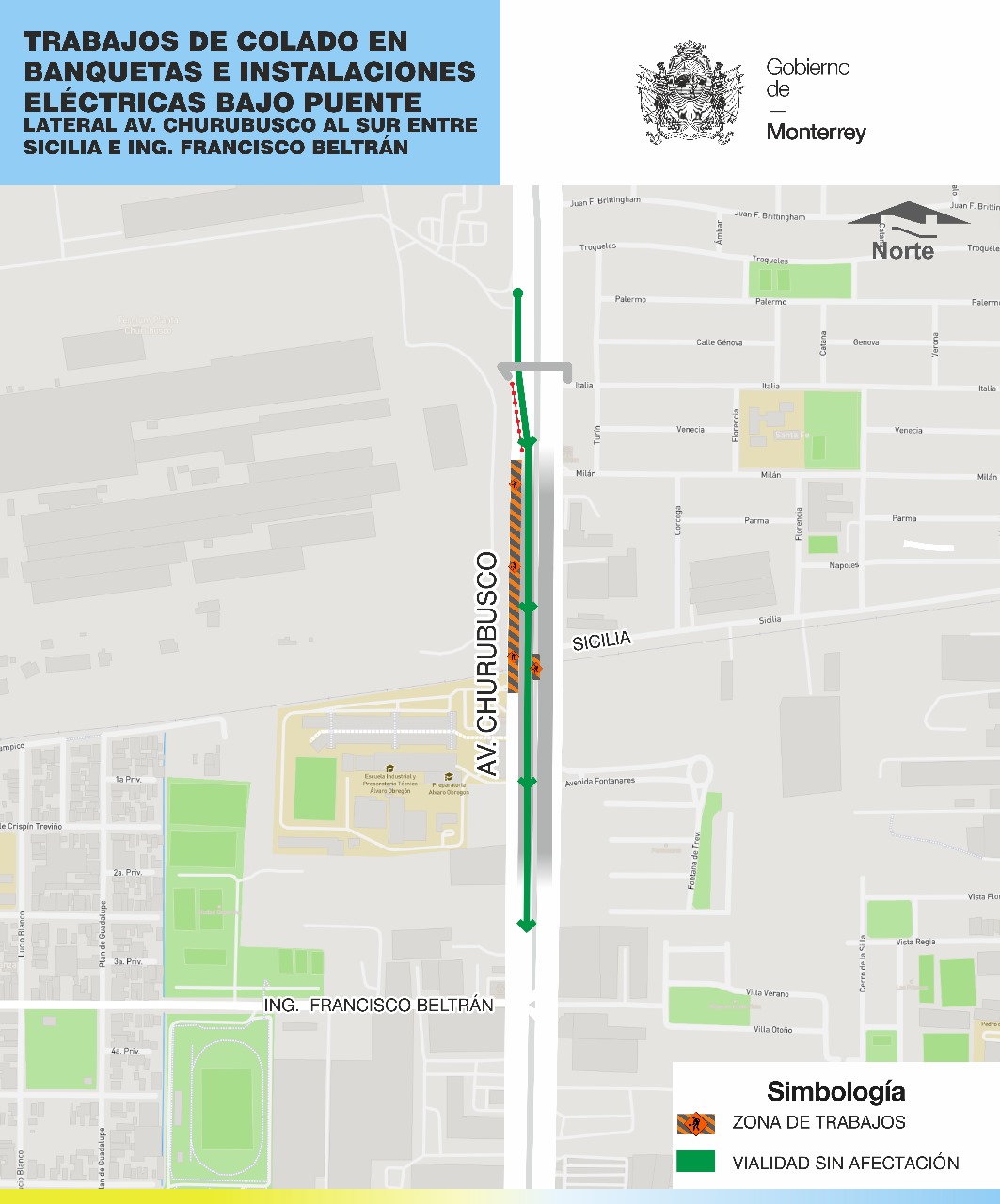 Implementará Monterrey contraflujo en Revolución y Arroyo Seco