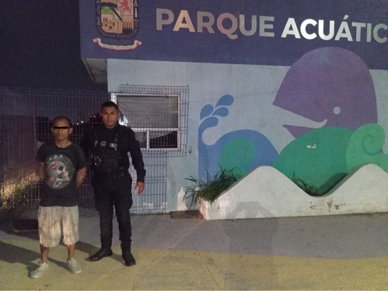 Policía de Juárez detiene a un sujeto por el delito de robo en la Colonia Villas de San José
