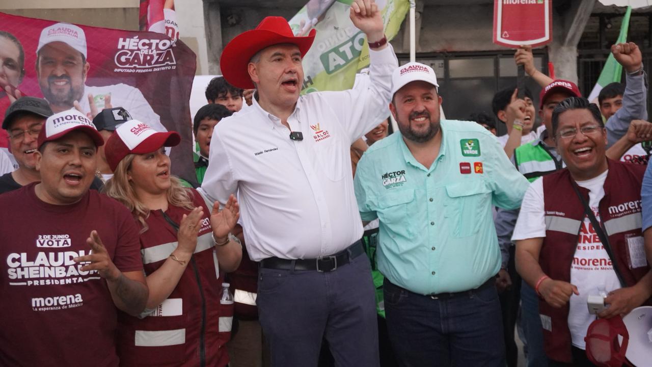 Waldo Fernández y Judith Díaz continúan recorriendo el estado