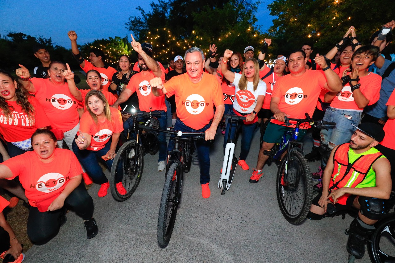 La “Ola Naranja marcha sobre ruedas” en Guadalupe