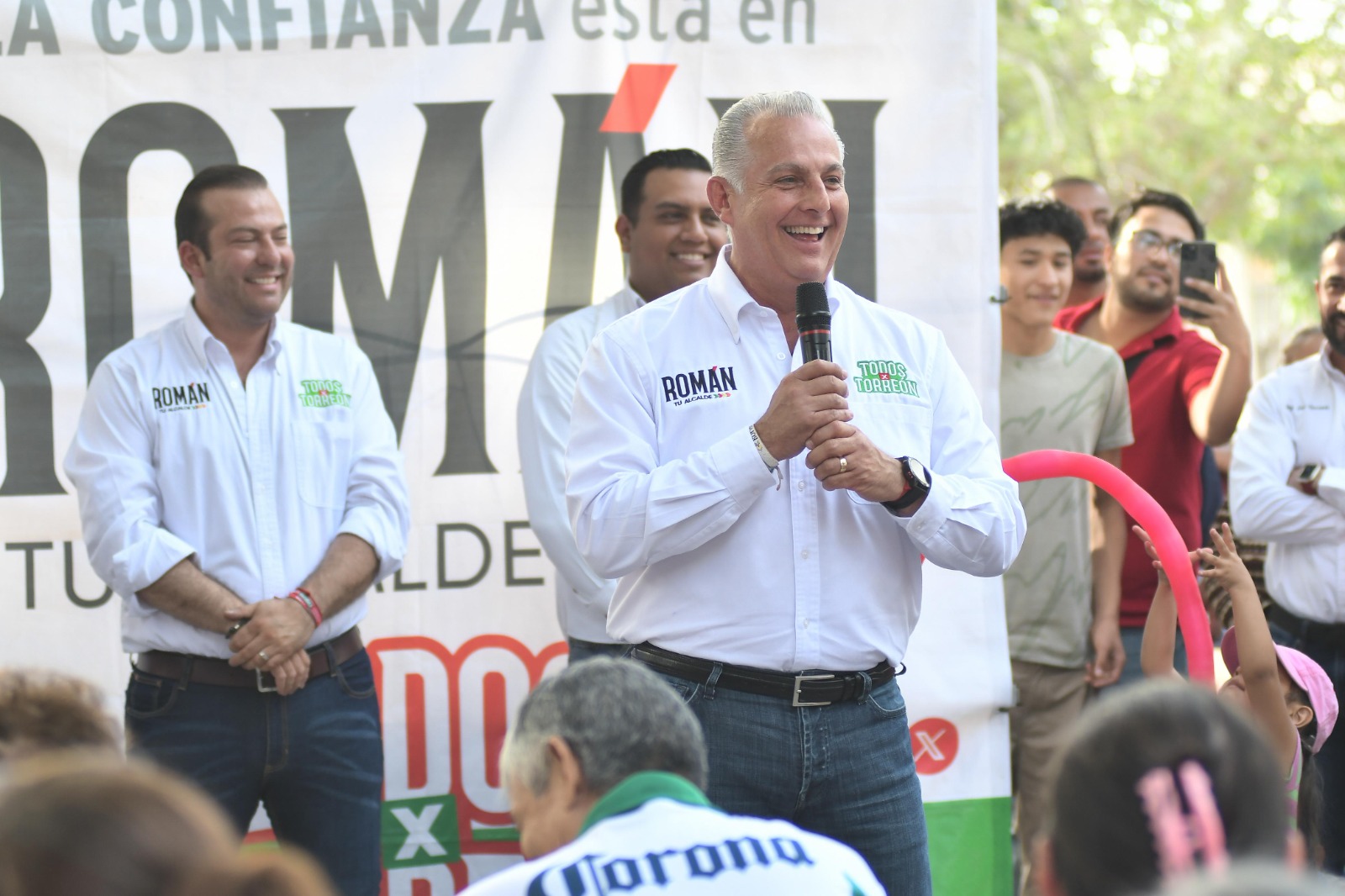 “Que se escuche fuerte y claro, en Torreón crece el empleo y vamos por más para seguir creciendo” Roman Cepeda