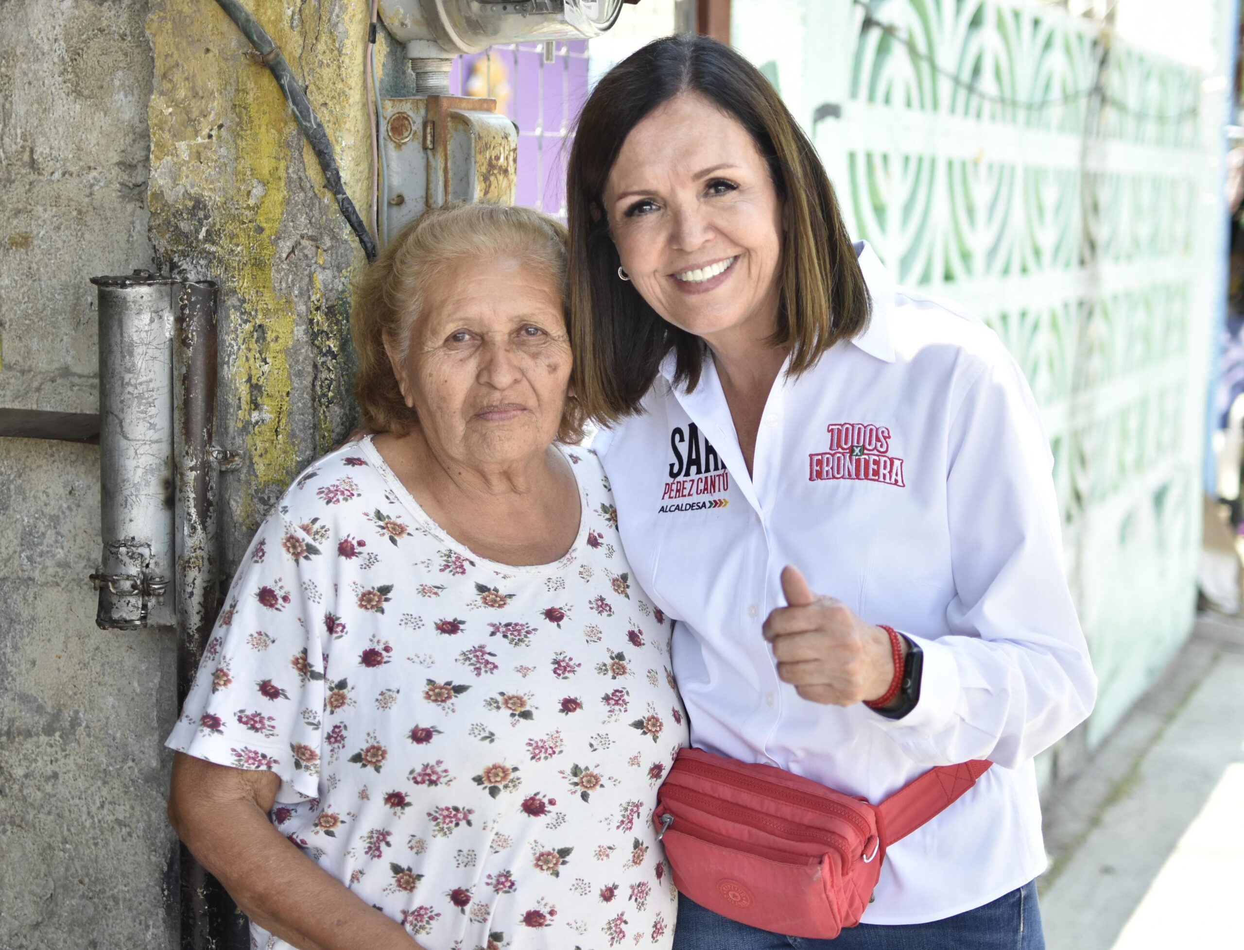 “Todo el apoyo a los adultos mayores de Frontera” Sari Pérez Cantú