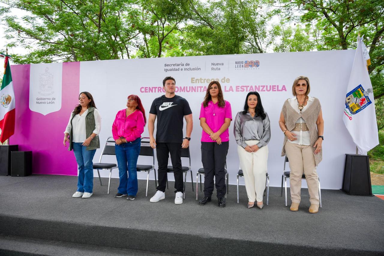 Abre Gobierno de Nuevo León centro comunitario en la Colonia La Estanzuela, Monterrey