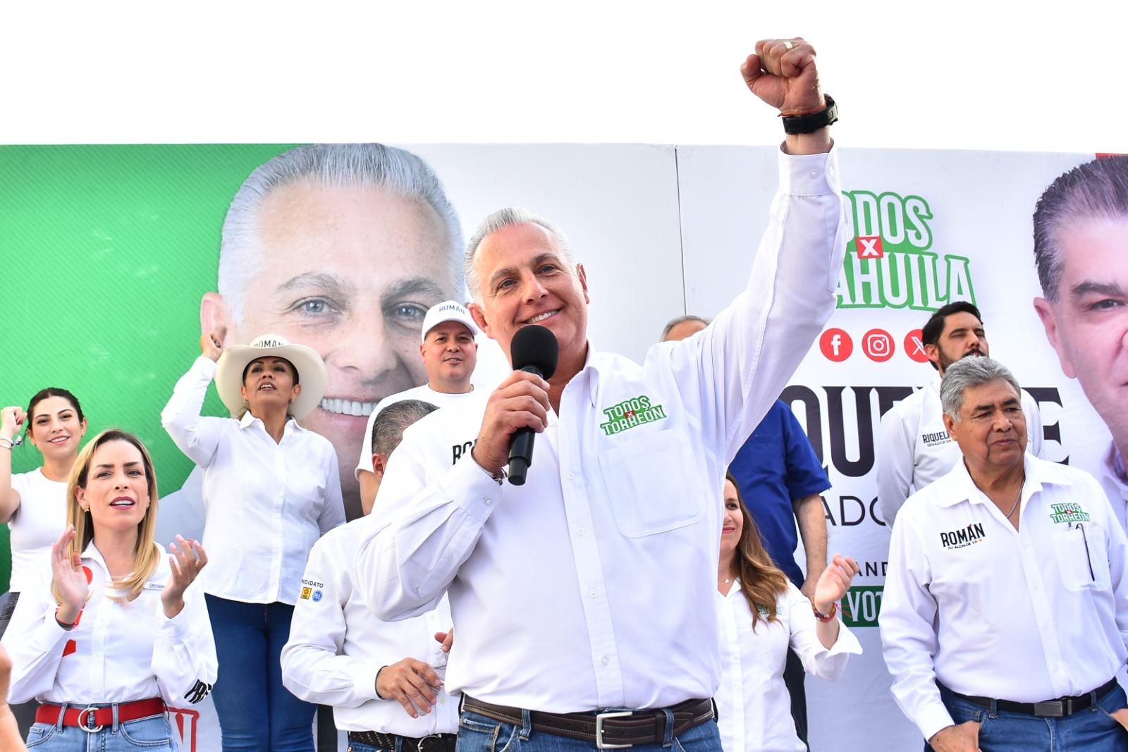 “Vamos a seguir haciendo de Torreón la mejor ciudad para vivir” Roman Cepeda