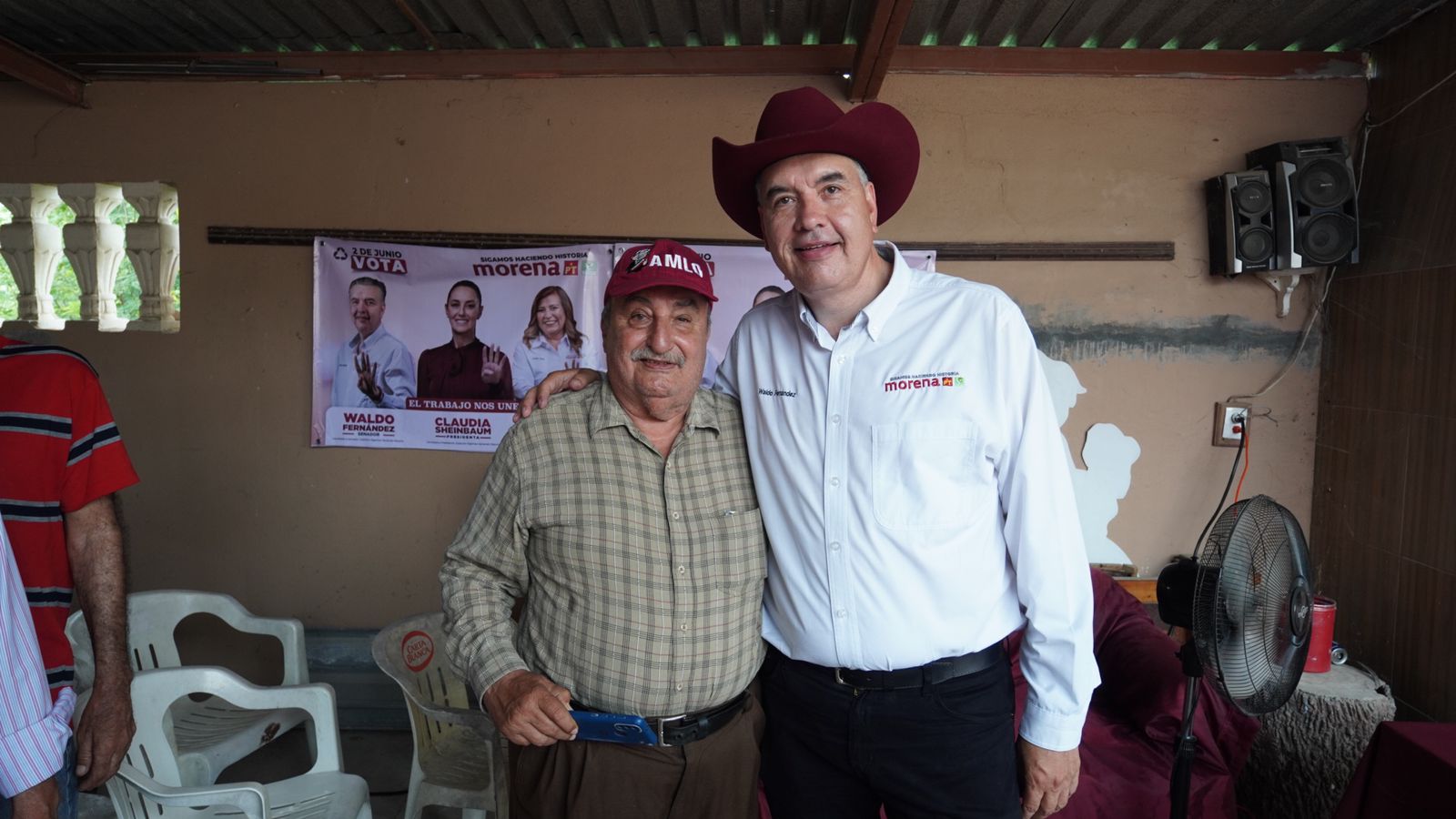 Celebran Waldo Fernández y Judith Díaz el 200 Aniversario de Nuevo León trabajando en su campaña rumbo al Senado
