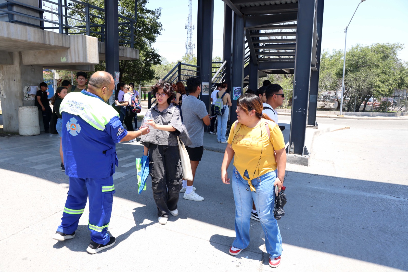 Realiza PC de San Nicolás operativo por altas temperaturas