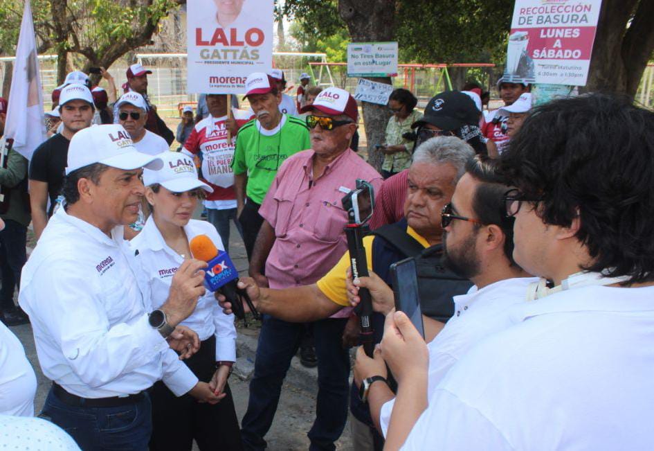 Cerrará campaña Lalo Gattás junto al pueblo de Victoria