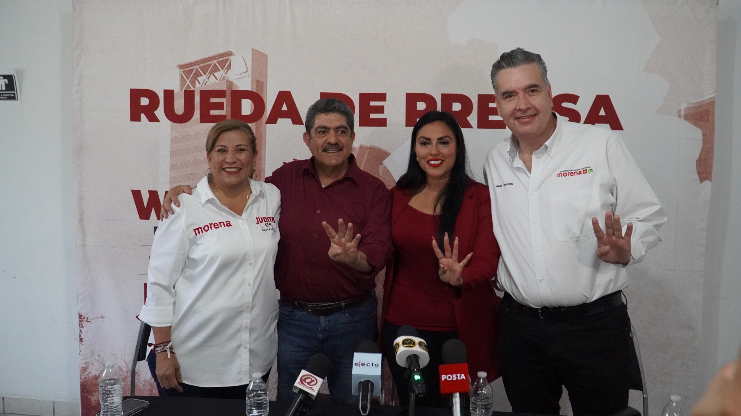 Agradecen Waldo Fernández y Judith Díaz el apoyo de la ciudadanía a la 4T
