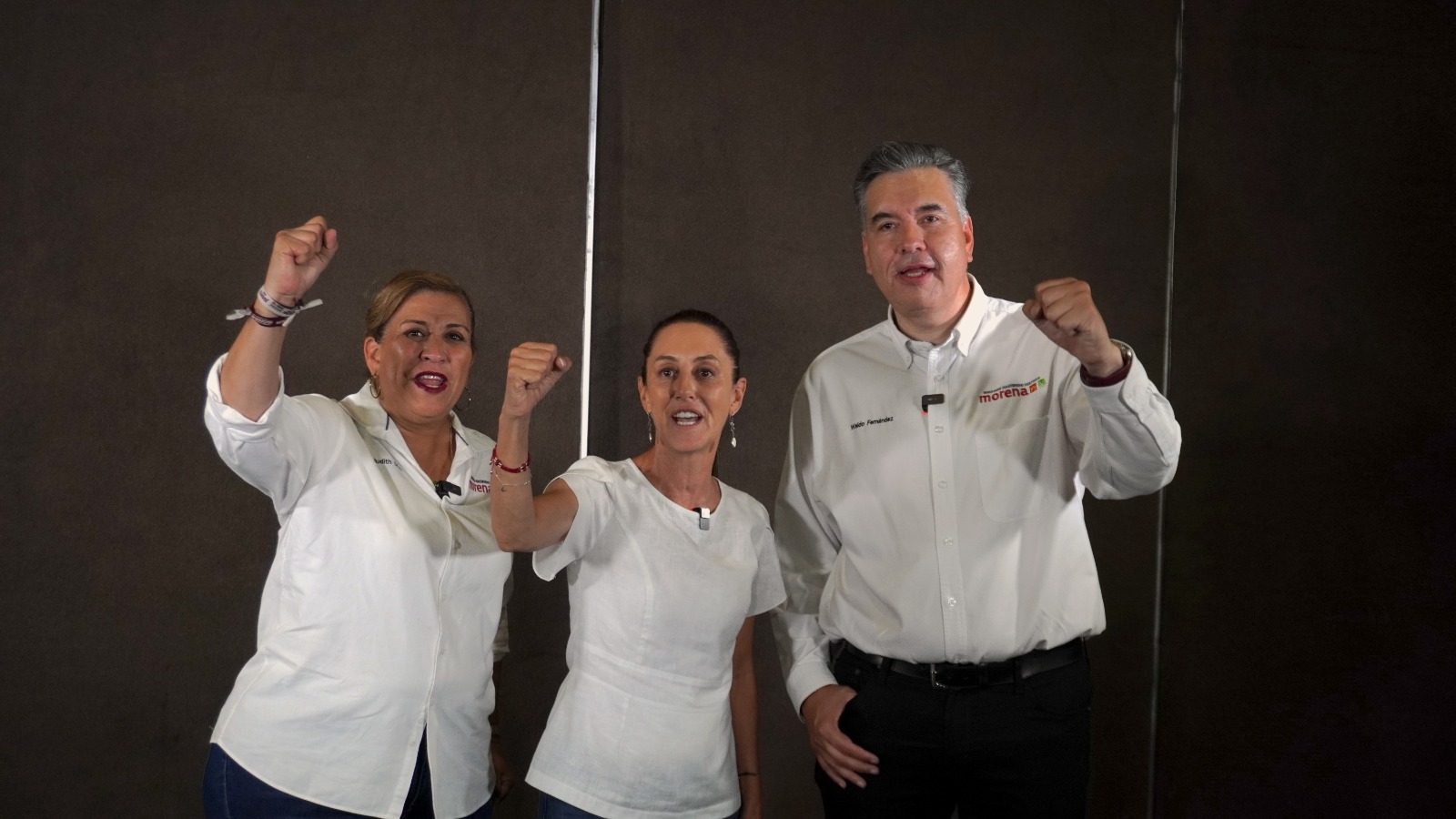 “Waldo Fernández y Judith Díaz van arriba en las encuestas” afirma Claudia Sheinbaum