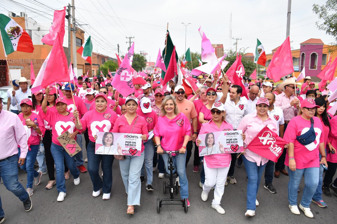 Marea rosa se manifiesta con fuerza en Coahuila