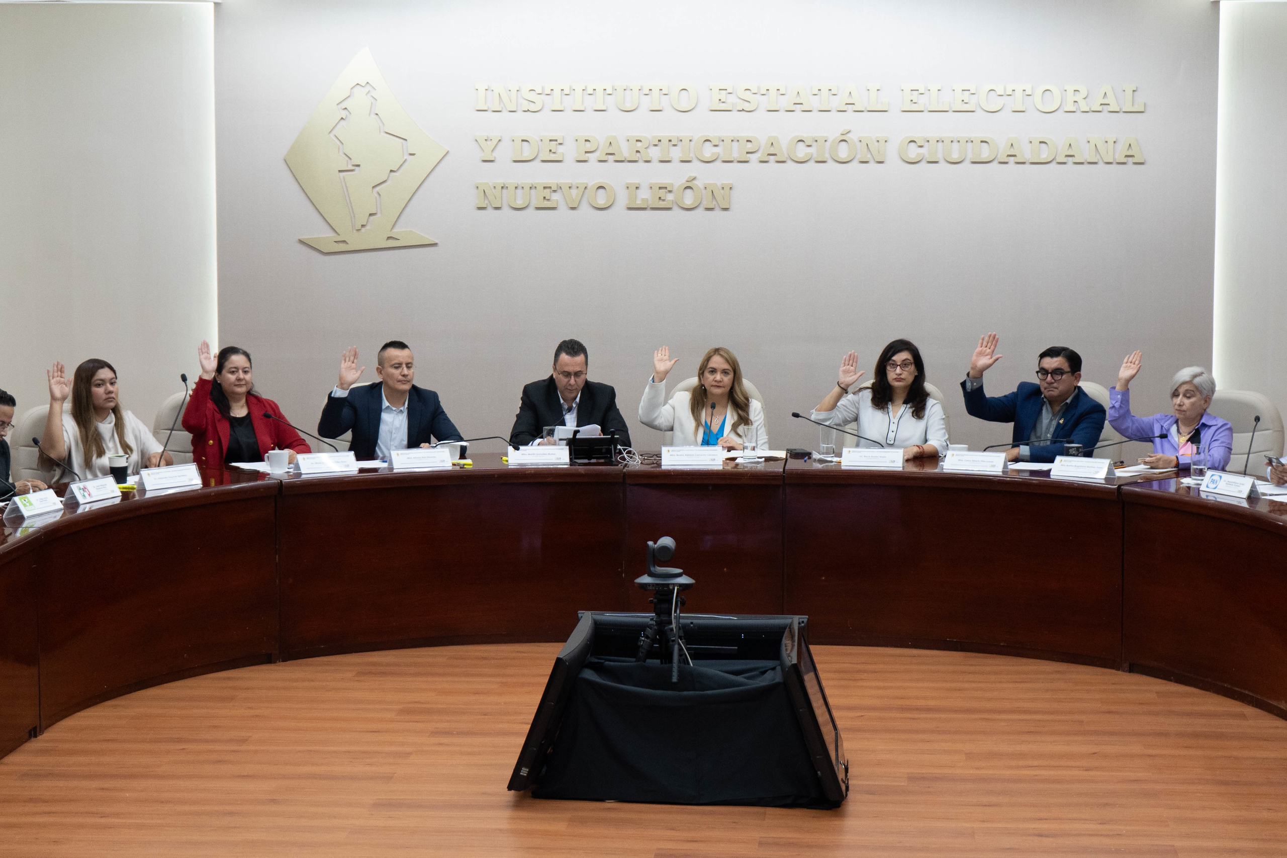 Clausura IEEPCNL Sesión Permanente de Jornada Electoral