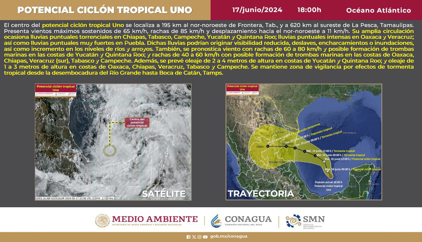Suspenderá Coahuila clases el miércoles en horario vespertino y jueves por tormenta tropical