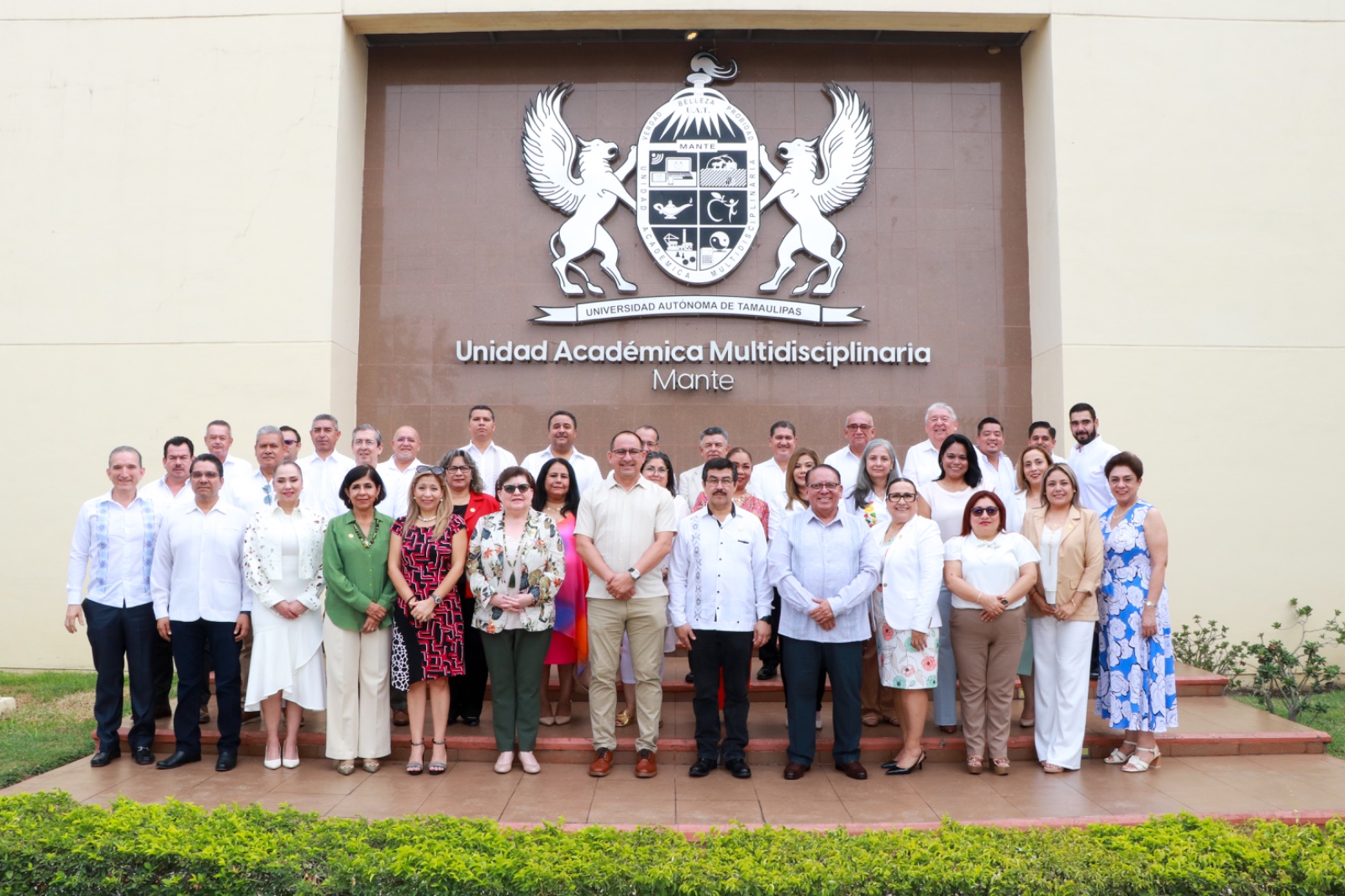 Damaso Anaya, Rector de la UAT preside en la UAM Mante la reunión del Colegio de Directores