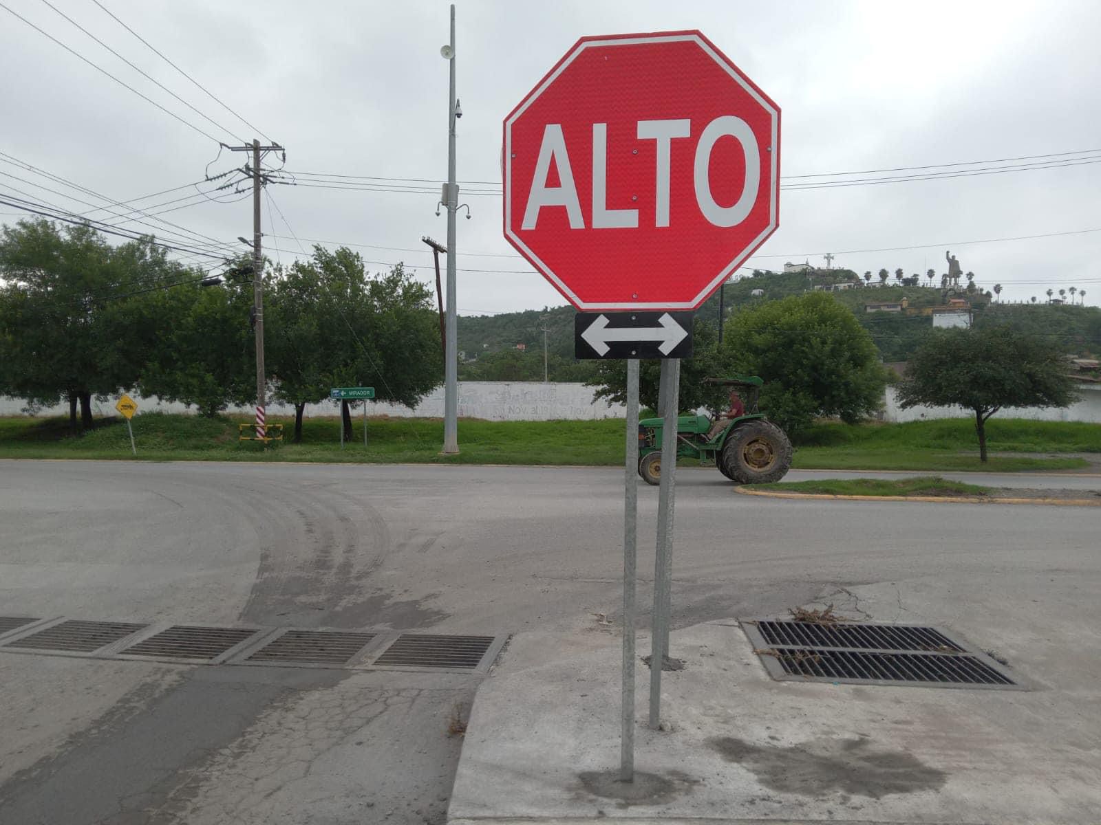 Montemorelos refuerza Seguridad Vial con nuevos señalamientos