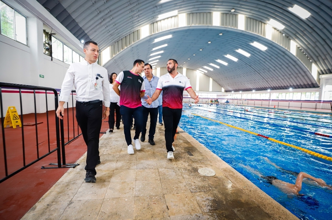 Recorre Colosio Domo Acuático de Ciudad Deportiva rehabilitado