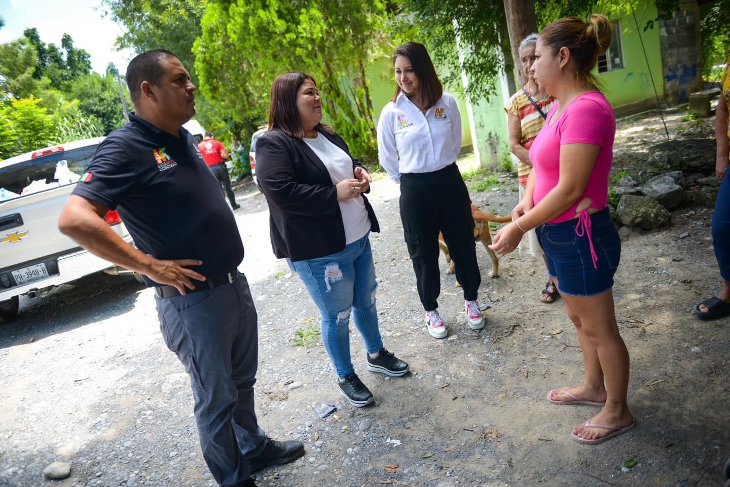 Continúa entrega de víveres a familias afectadas por las lluvias en Montemorelos