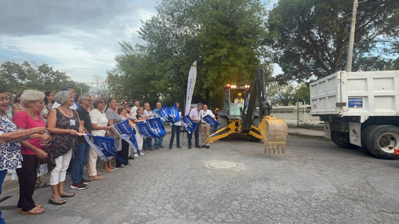 Comienzan trabajos de pavimentación en colonia Cuauhtémoc