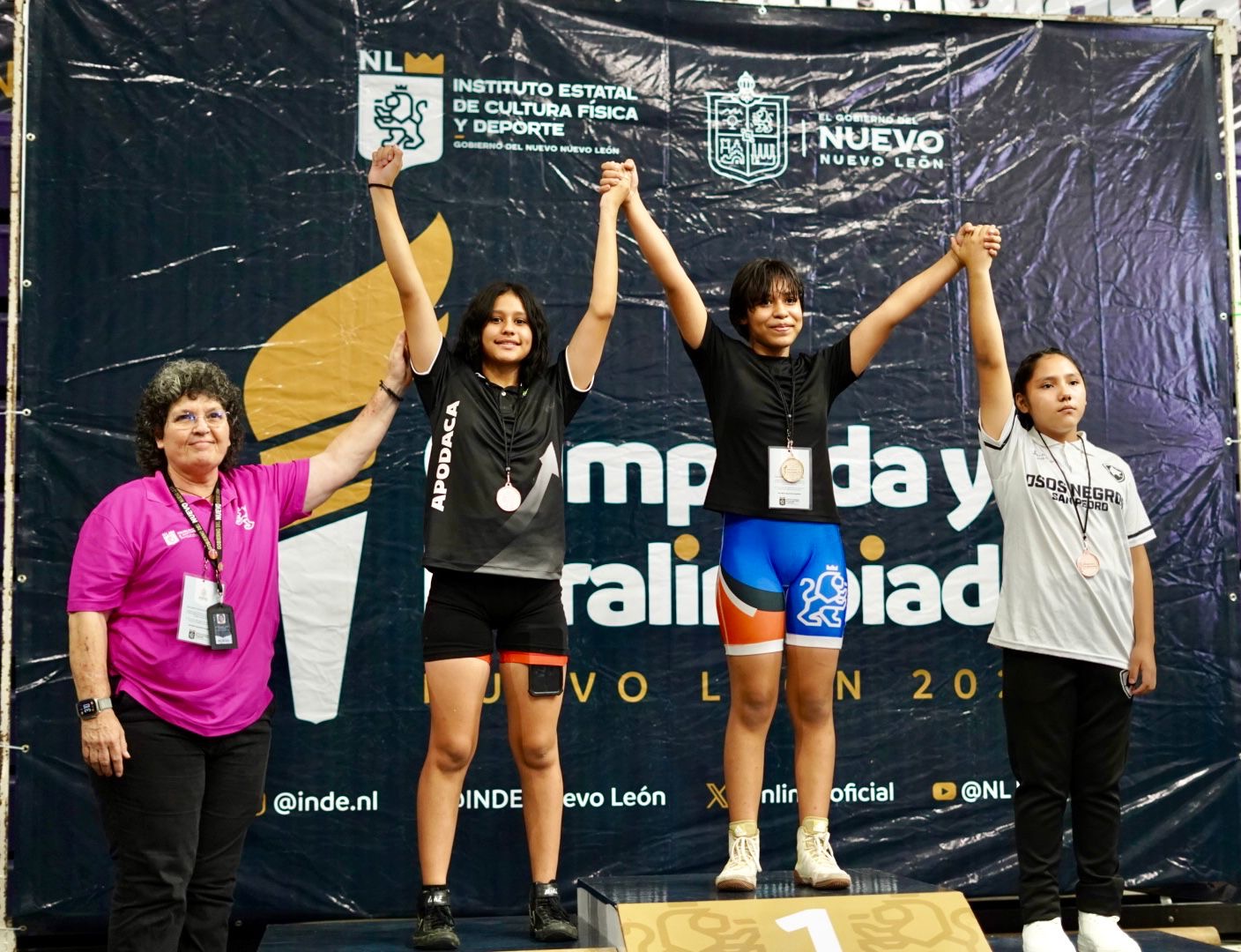 Gana equipo de lucha olímpica de Centros Comunitarios 19 medallas en la Olimpiada Estatal 2024