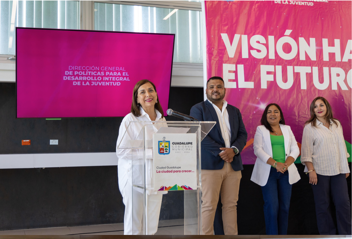 Motiva Guadalupe a jóvenes de 100 con “Visión hacia el futuro”