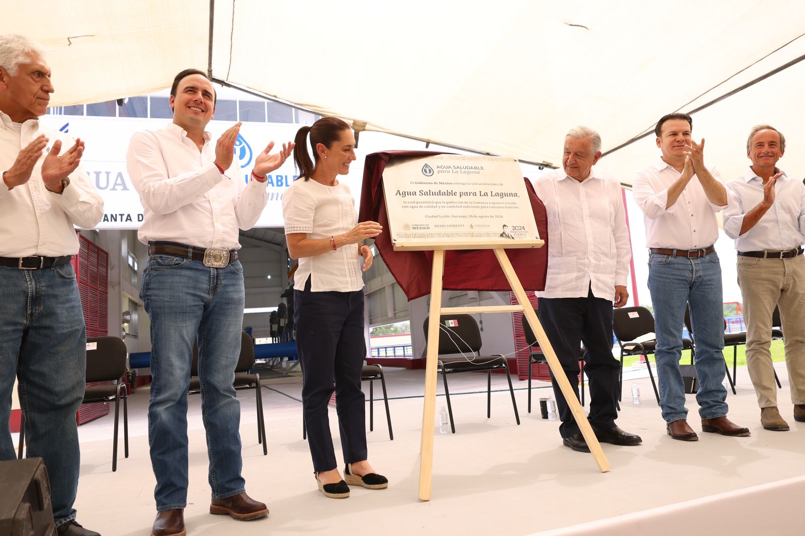 Inauguran segunda etapa del proyecto “Agua saludable para La Laguna”