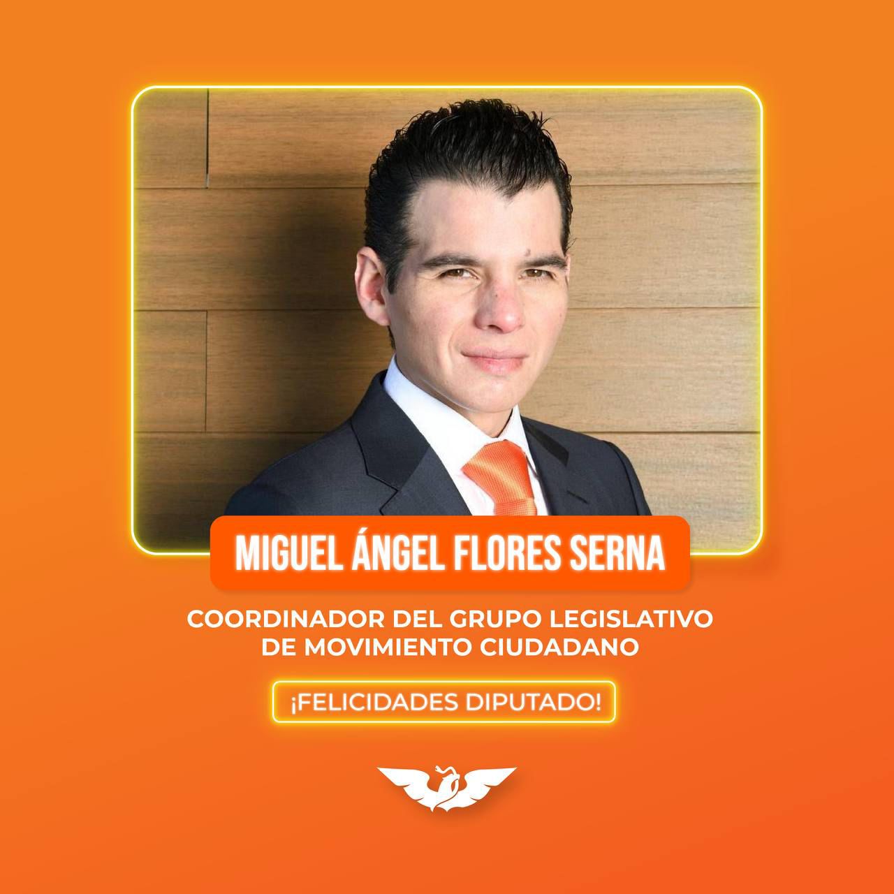 Designa MC a Mike Flores como Coordinador de Bancada Naranja para la LXXVII Legislatura del Congreso de Nuevo León