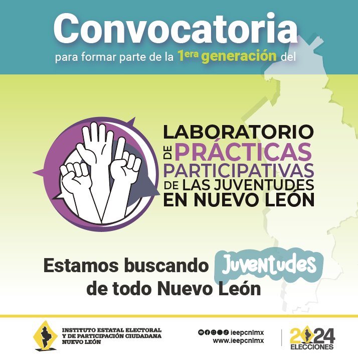 Invita IEEPCNL a juventudes a participar en asuntos públicos