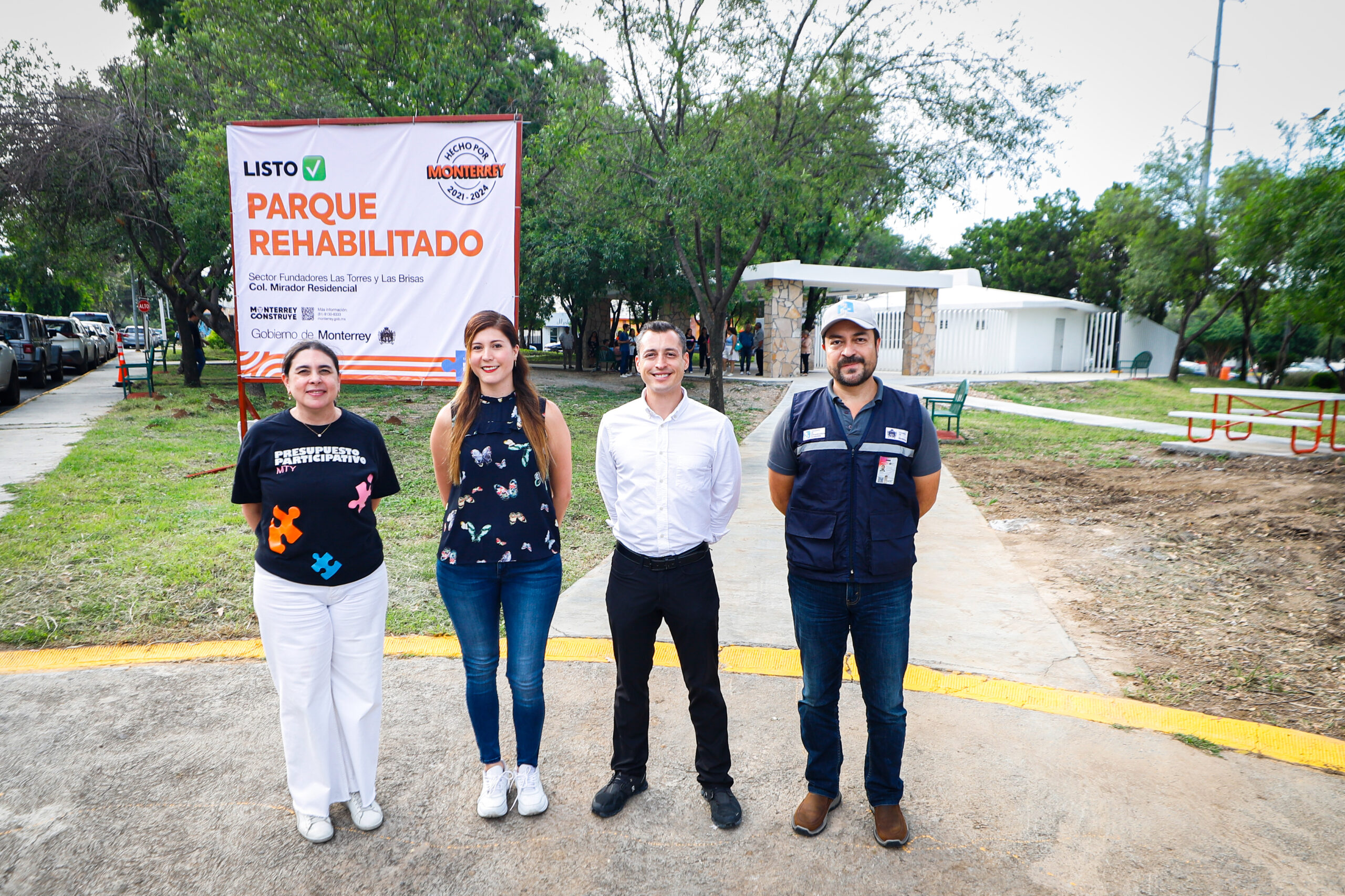 Entrega Colosio rehabilitación de parque en Mirador Residencial