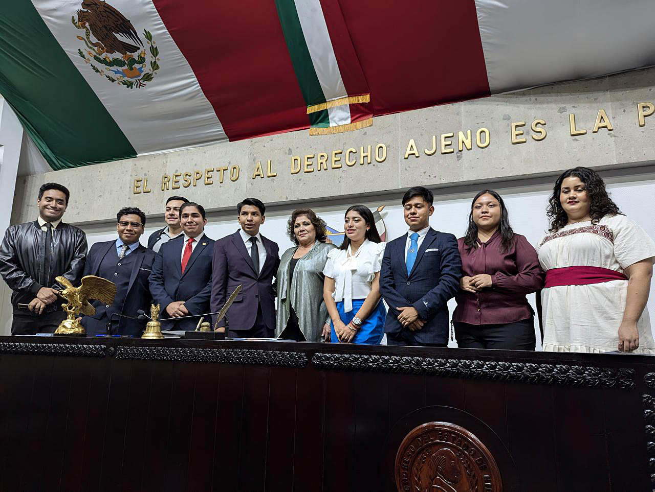 Presente UAdeC en el Quinto Simulador del Poder Legislativo del Estado de Hidalgo