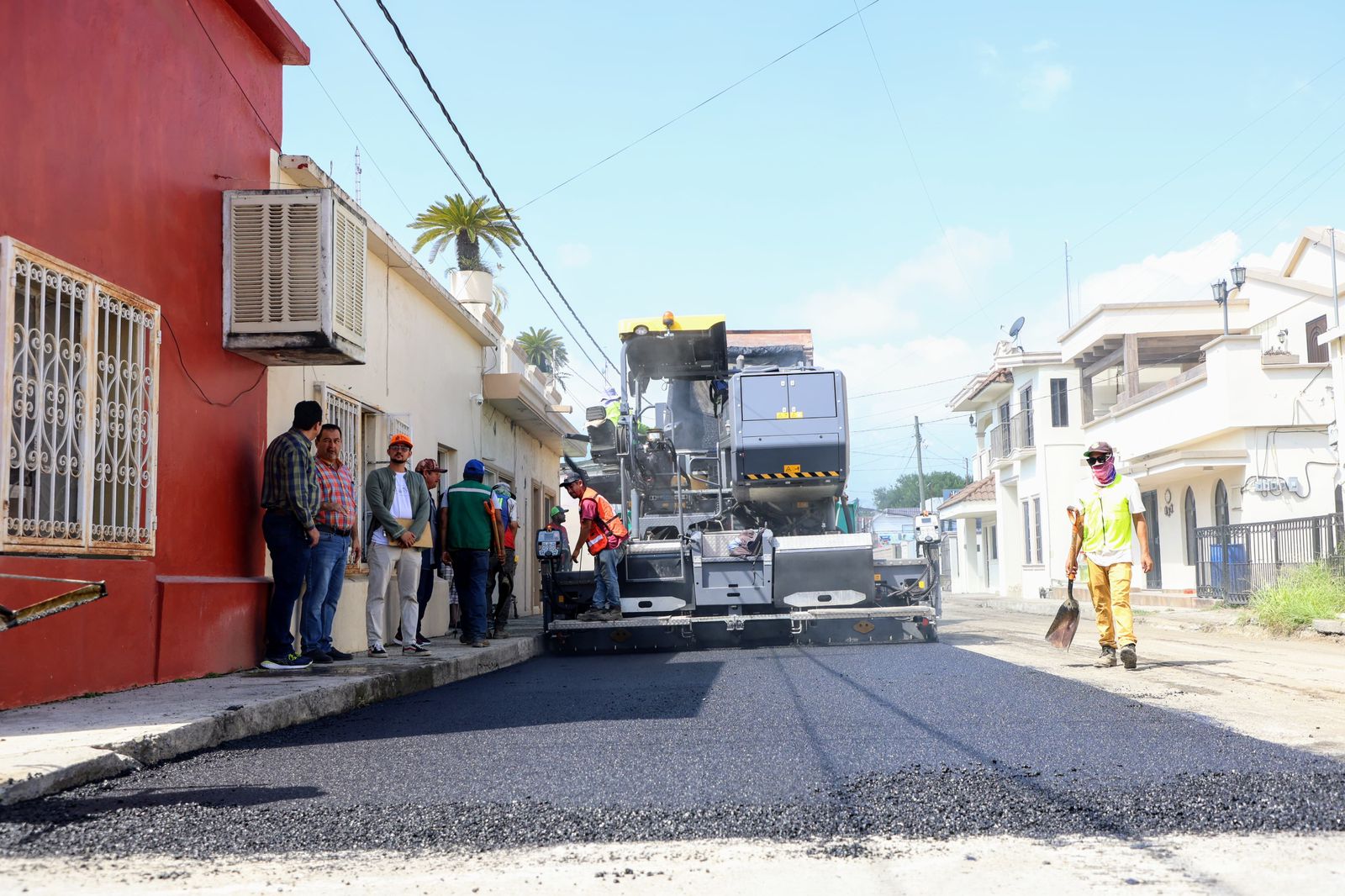 Allende avanza en la mejora de vialidades con recarpeteo en calles clave