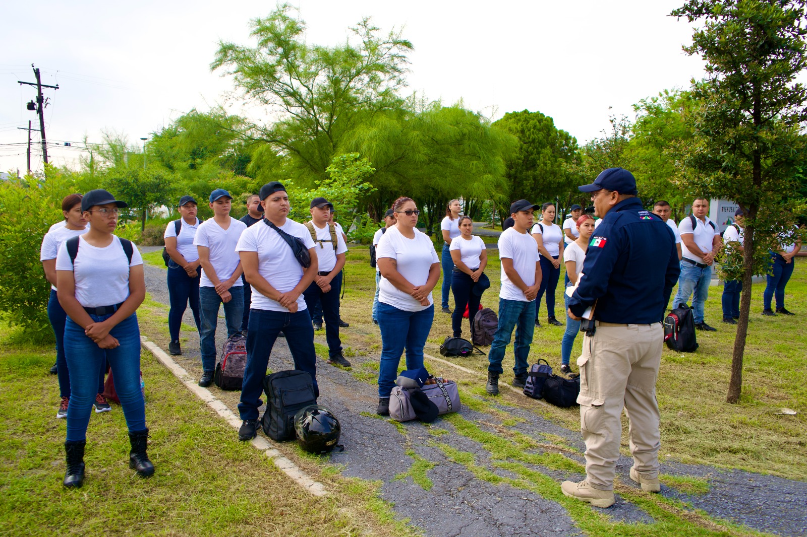 Ingresan 33 cadetes a formación policial en Guadalupe