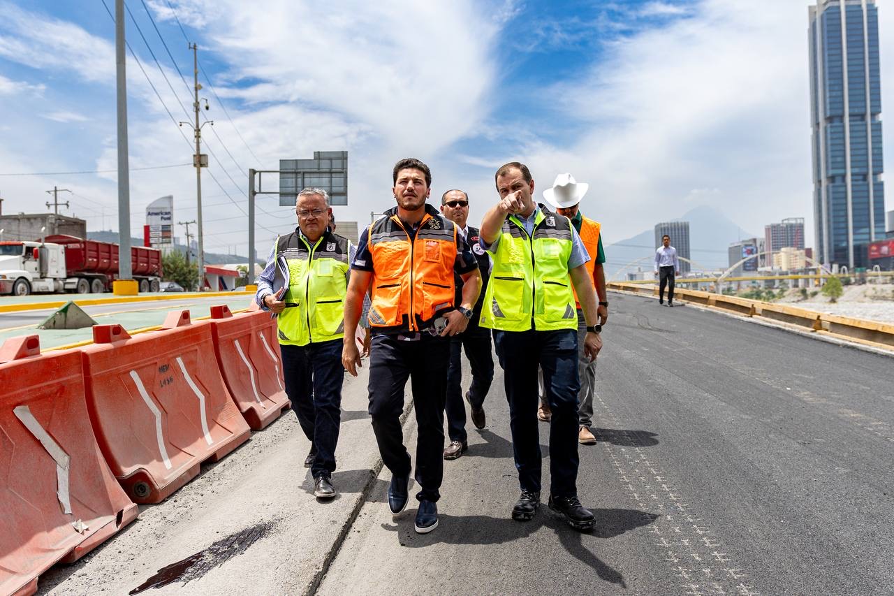 Anuncia Samuel García apertura de carriles exprés en Morones Prieto