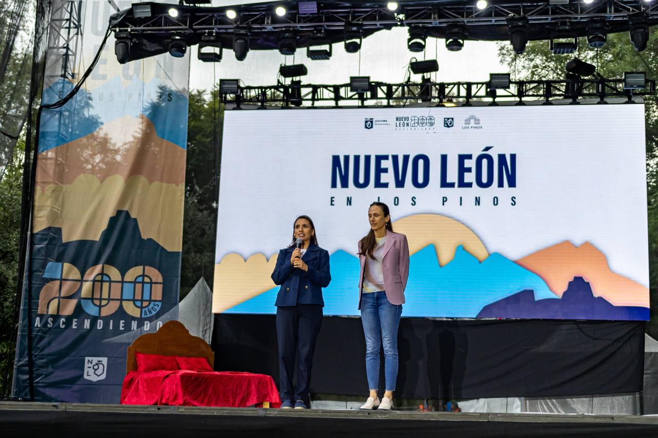 Cierra Nuevo León festejos desde Los Pinos