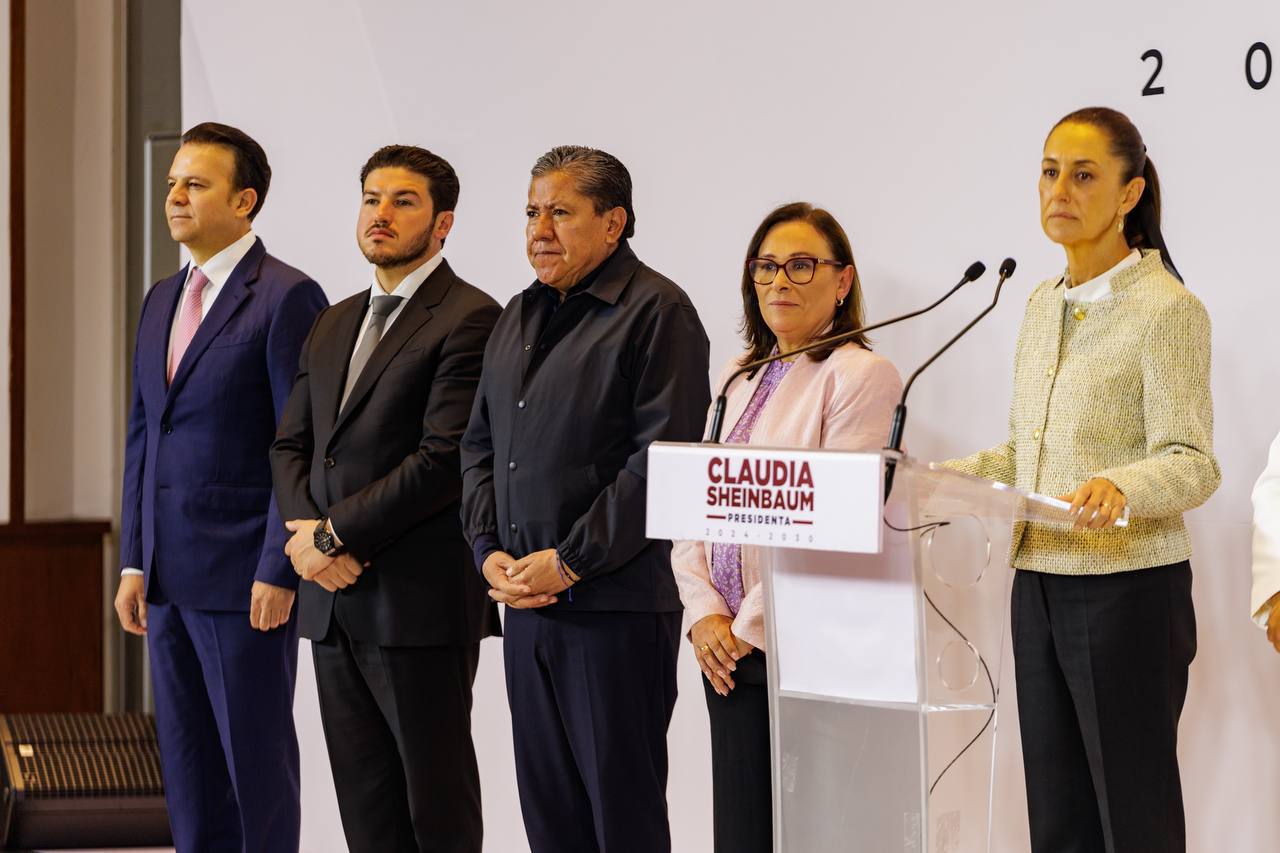 Presenta Samuel García proyectos estratégicos de Nuevo León a Presidenta Electa