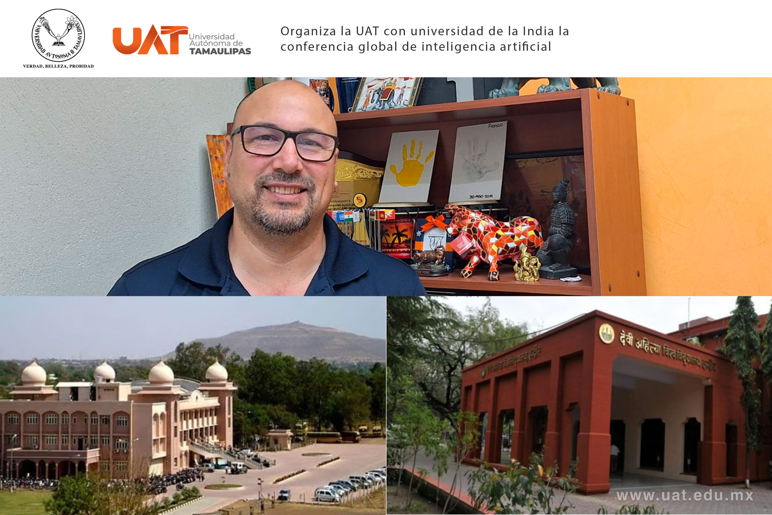 Organiza la UAT con universidad de la India la conferencia global de inteligencia artificial