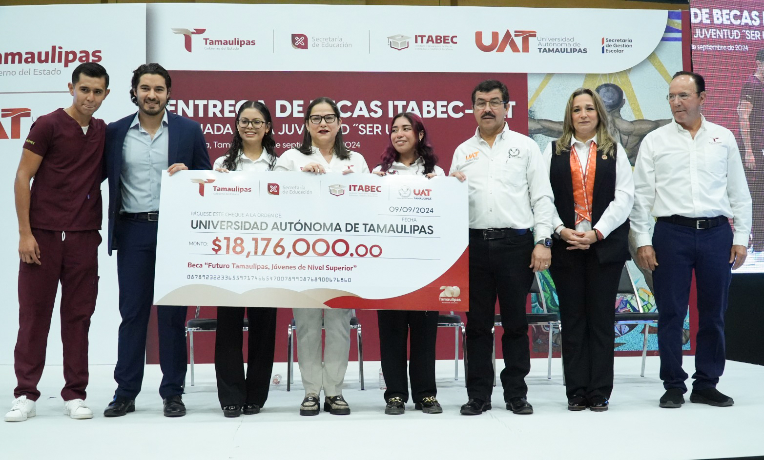 Más de 9 mil estudiantes de la UAT reciben la Beca “Futuro Tamaulipas”