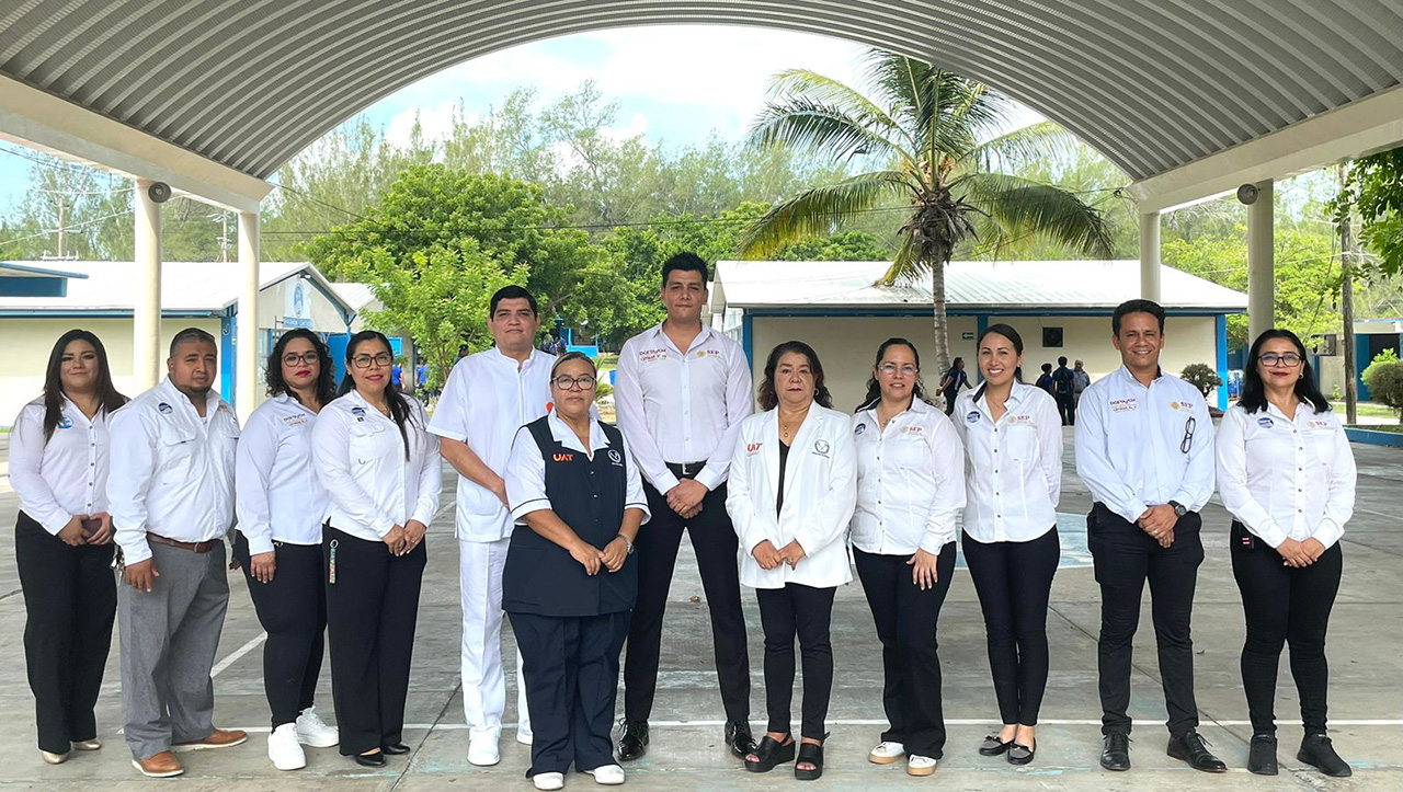 Inicia la UAT en la zona sur un programa de salud integral para estudiantes del CET MAR