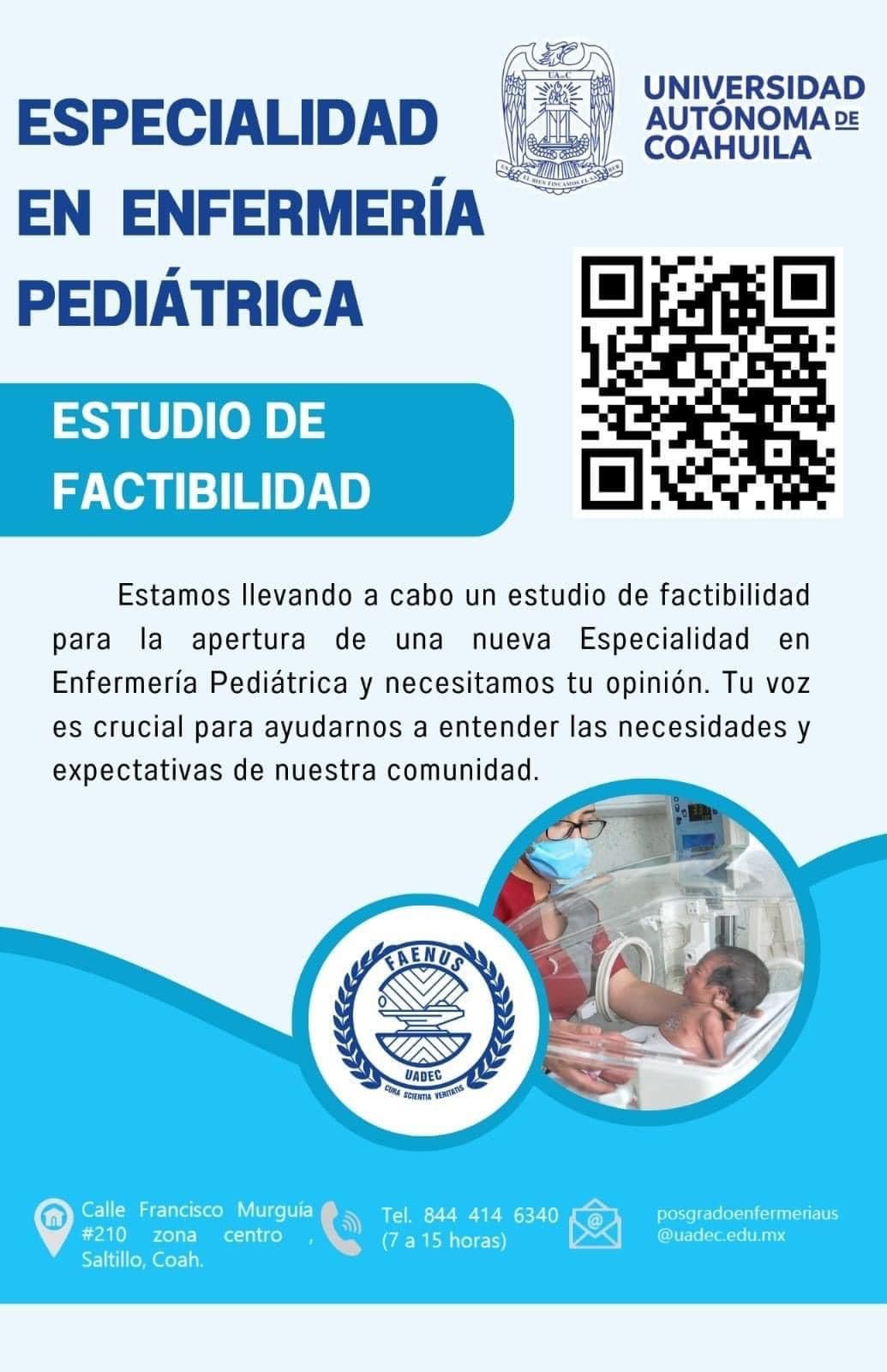 Invita Facultad de Enfermería US de la UAdeC a Participar en los Estudios de Pertinencia para la Apertura de Nuevos Programas de Estudio