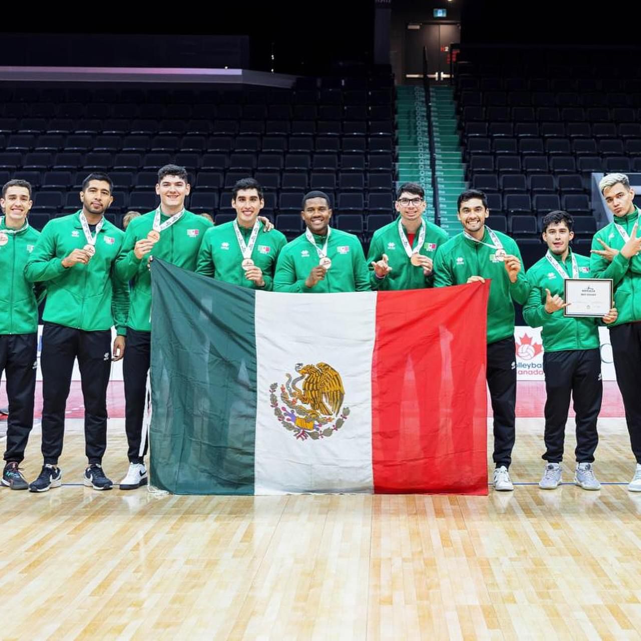 Tamaulipecos ganan bronce con la Selección Mexicana de Voleibol en el Final Six en Canadá