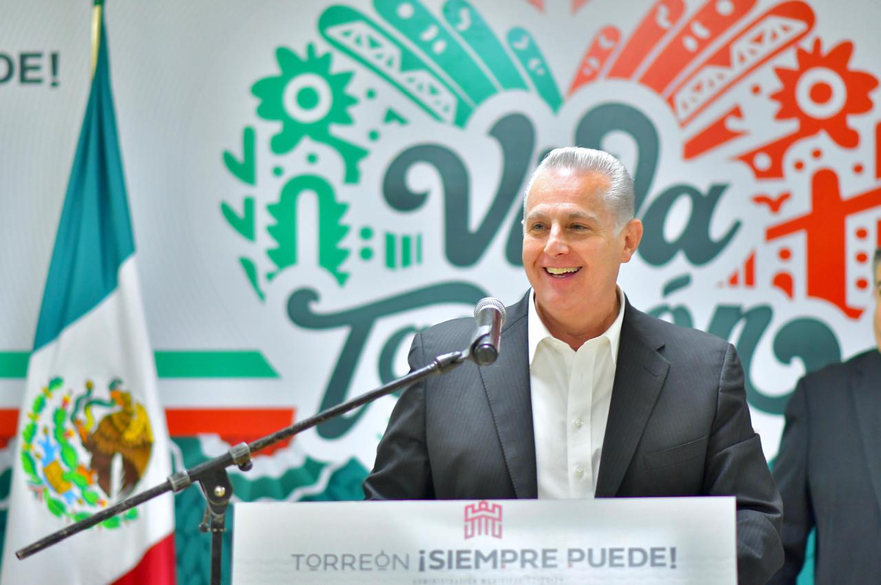 Presentan agenda de actividades para los festejos del mes patrio en Torreón y del 117 aniversario de la ciudad