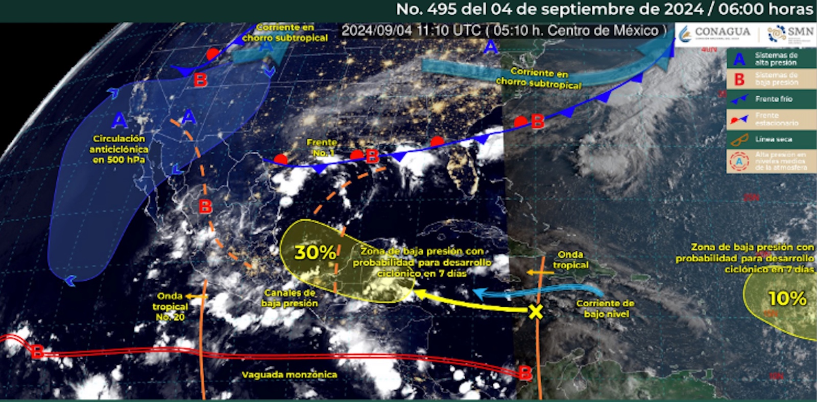 Se esperan lluvias muy fuertes en Coahuila