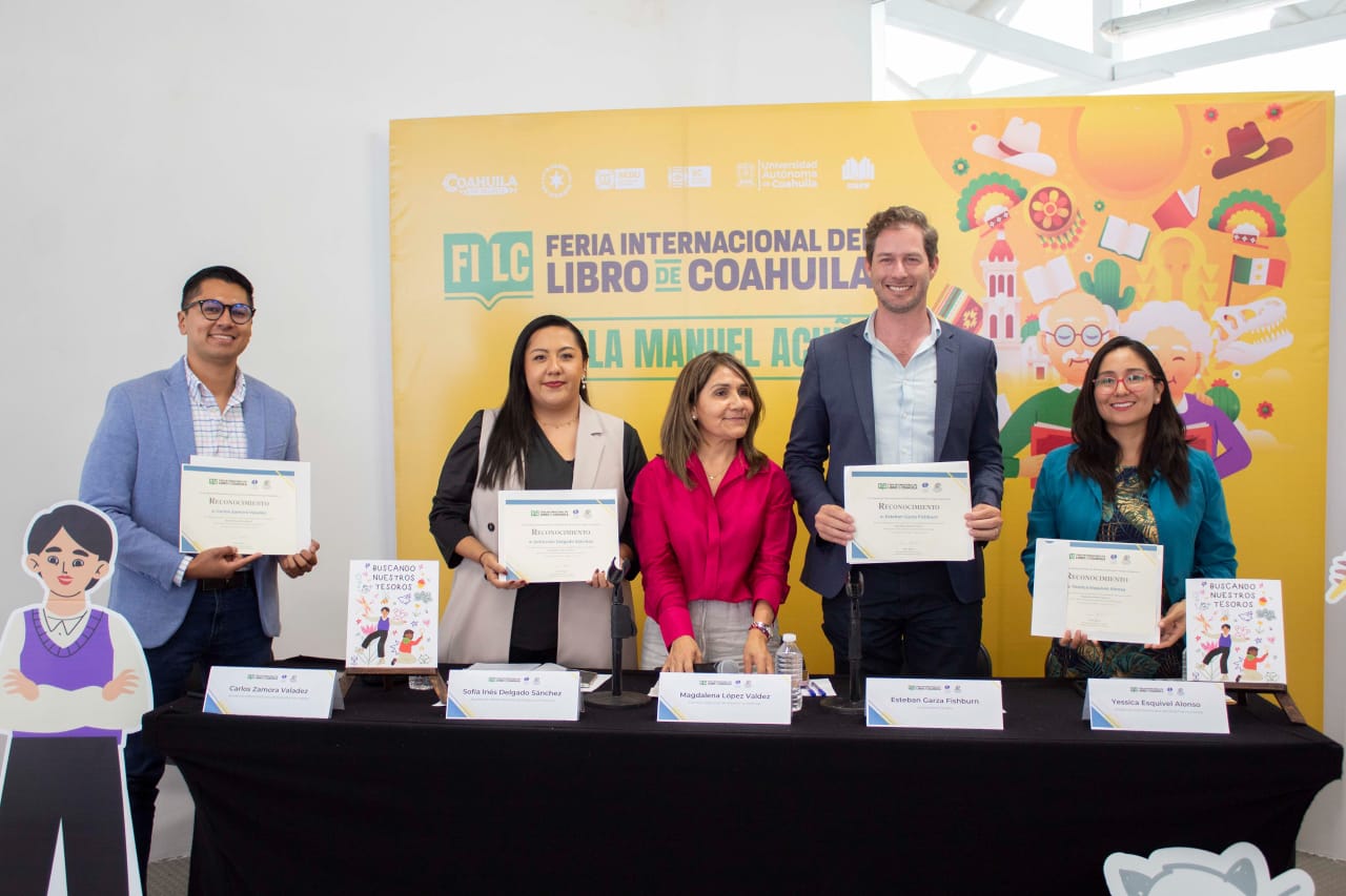 AIDH presenta el cuento infantil “Buscando nuestros tesoros” en la Feria Internacional del Libro Coahuila